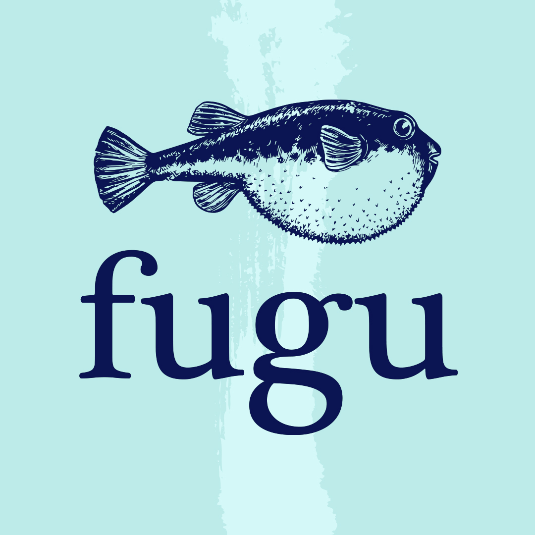 Hay! Sally logo design for Fugu seafood restaurant