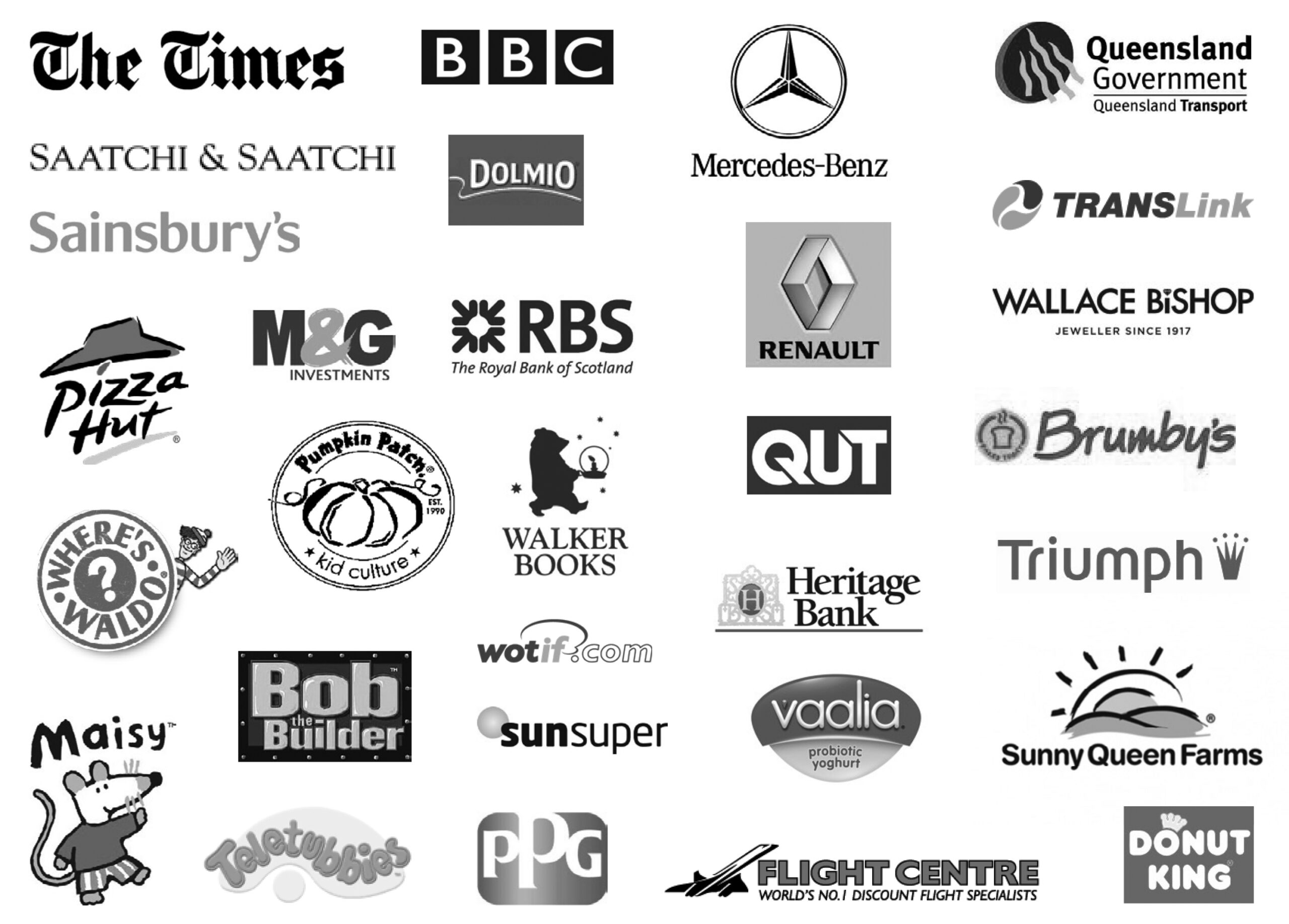 Sally Hay Logos of Brands I've worked with